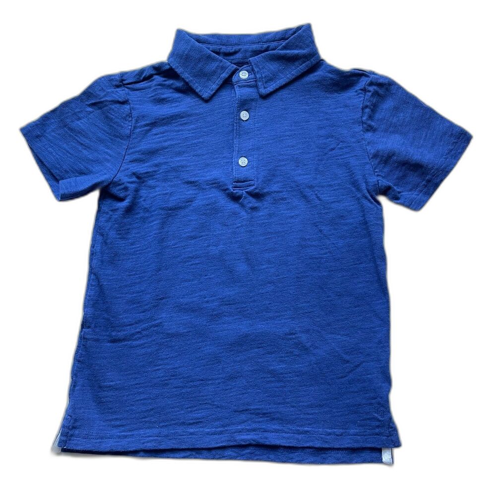 Janie and Jack The Slub Polo Navy Size 6